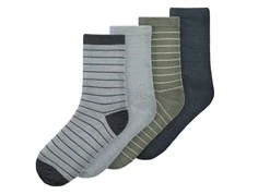 Name It mulled basil mix strømper uld/bomuld (4-pak)